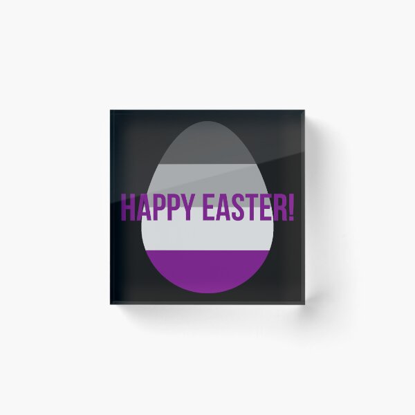 Item preview, lgbt easter asexual pride flag egg designed and sold by Gossip Rag.