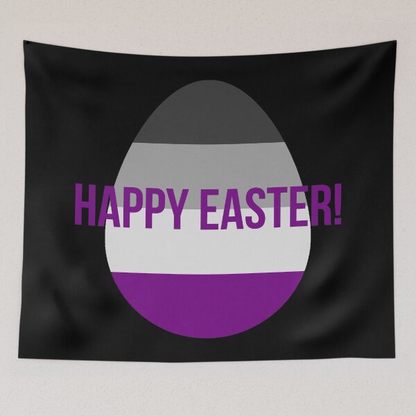 Item preview, lgbt easter asexual pride flag egg designed and sold by Gossip Rag.