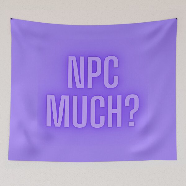 Item preview, NPC Vibes - NPC much? designed and sold by nature. electrified..