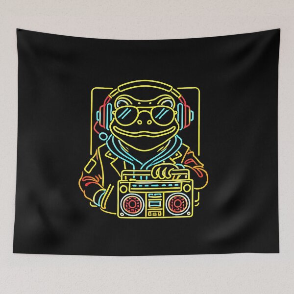 Item preview, Cute frog distinctive music style designed and sold by ATOTI.
