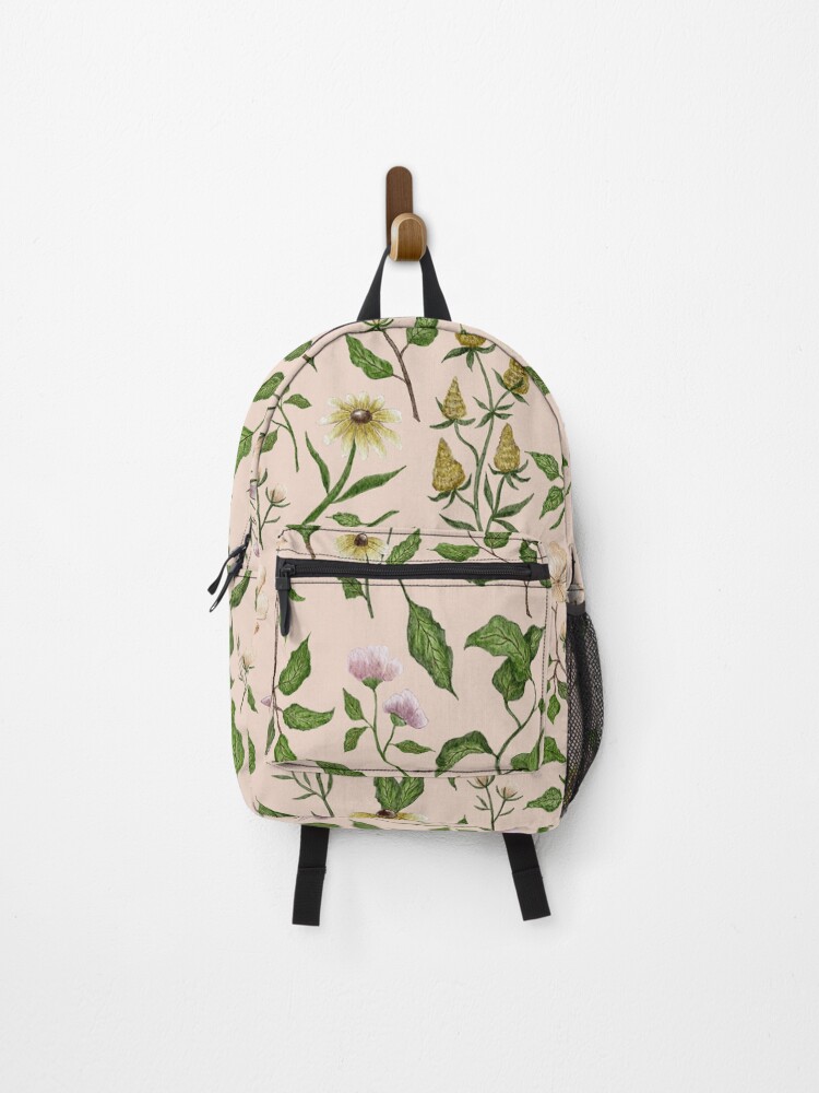 Thumbnail 1 of 3, Backpack, Spring Breeze Pattern designed and sold by Laurenullrich.