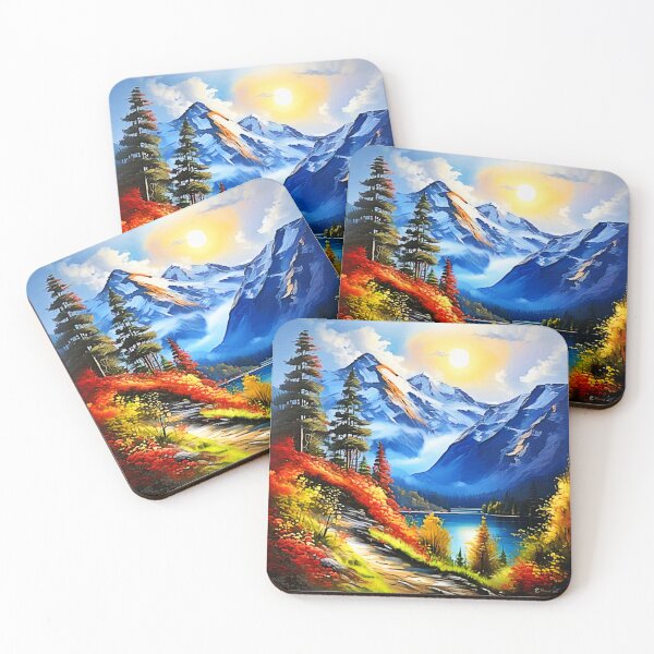 Item preview, Mountain Lake: Scenic View designed and sold by Health And Fitness Posts e-Store.