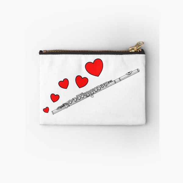 Item preview, Valentines Day Flute Player Flutist Anniversary Wedding Musician designed and sold by doodlerob.