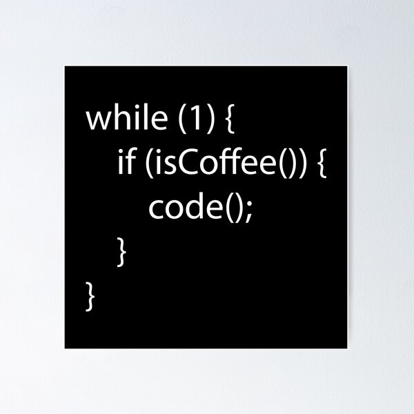 Artikel-Vorschau von Endlose Schleife aus Kaffee und Code – Lustiger Programmierer-Druck, designt und verkauft von Pineberry Co.
