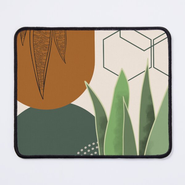 Item preview, Abstract modern botanical art , sanseveria designed and sold by Green Plantessa.