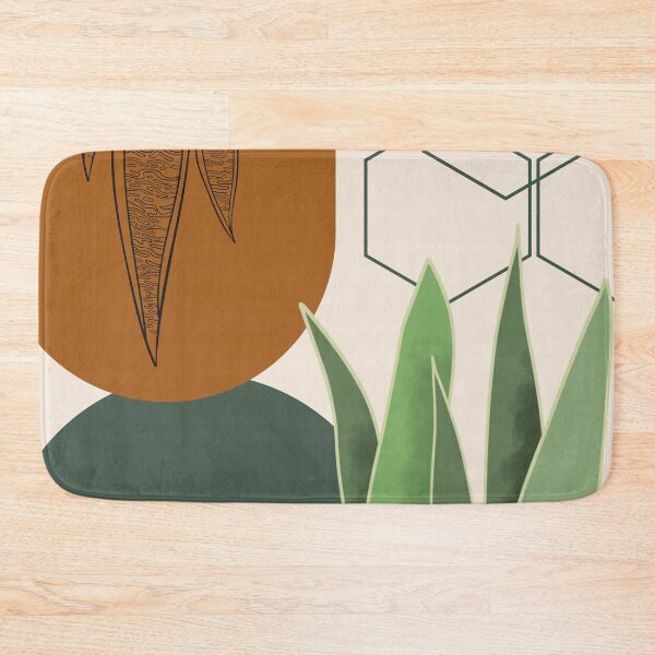Item preview, Abstract modern botanical art , sanseveria designed and sold by Green Plantessa.