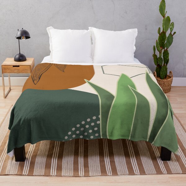 Item preview, Abstract modern botanical art , sanseveria designed and sold by Green Plantessa.