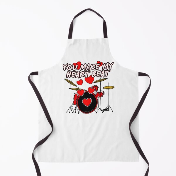 Item preview, Valentines Day Drums Drummer Anniversary Wedding Musician designed and sold by doodlerob.