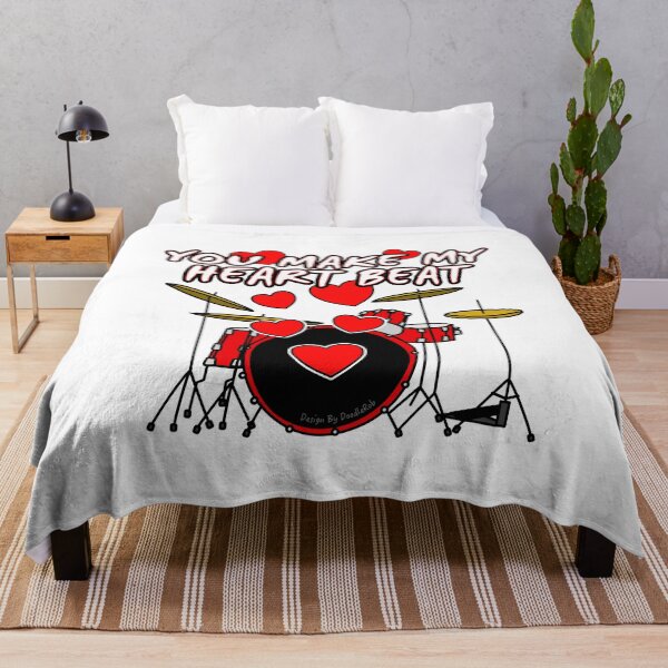 Item preview, Valentines Day Drums Drummer Anniversary Wedding Musician designed and sold by doodlerob.