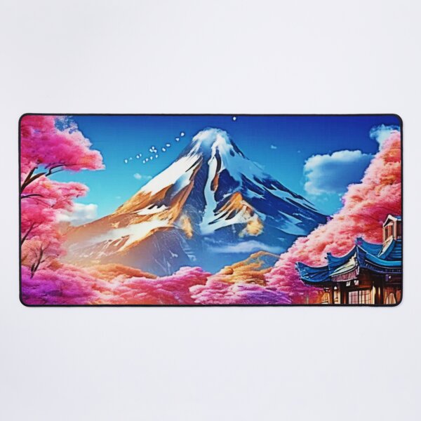 Item preview, Sakura Mountain: Spring Scene designed and sold by Health And Fitness Posts e-Store.