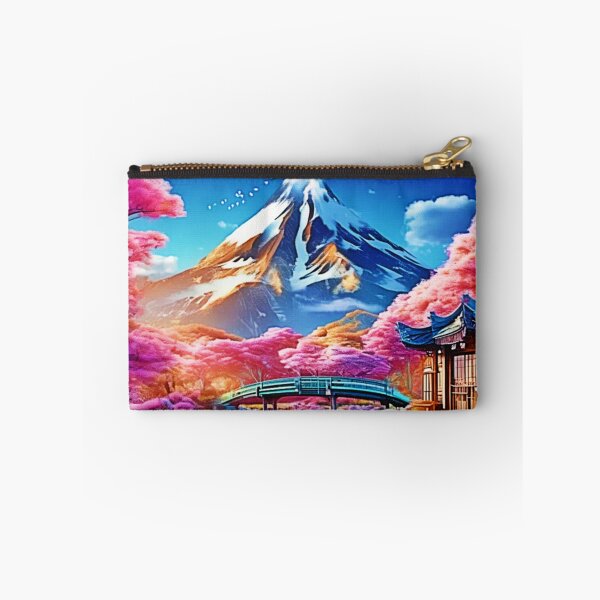 Item preview, Sakura Mountain: Spring Scene designed and sold by Health And Fitness Posts e-Store.