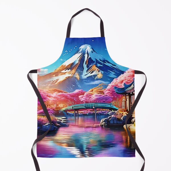 Item preview, Sakura Mountain: Spring Scene designed and sold by Health And Fitness Posts e-Store.