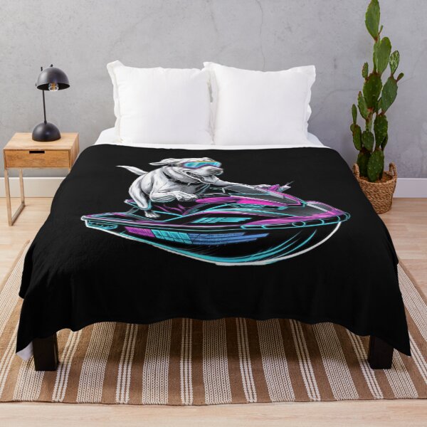 Item preview, Neon Labrador Jet Ski Adventure – Ride the Waves in Style! designed and sold by Petpixy.