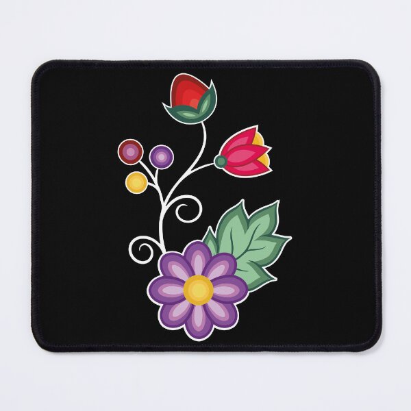 Item preview, Ojibwe Floral With Wildflowers Strawberries designed and sold by YalenArt.