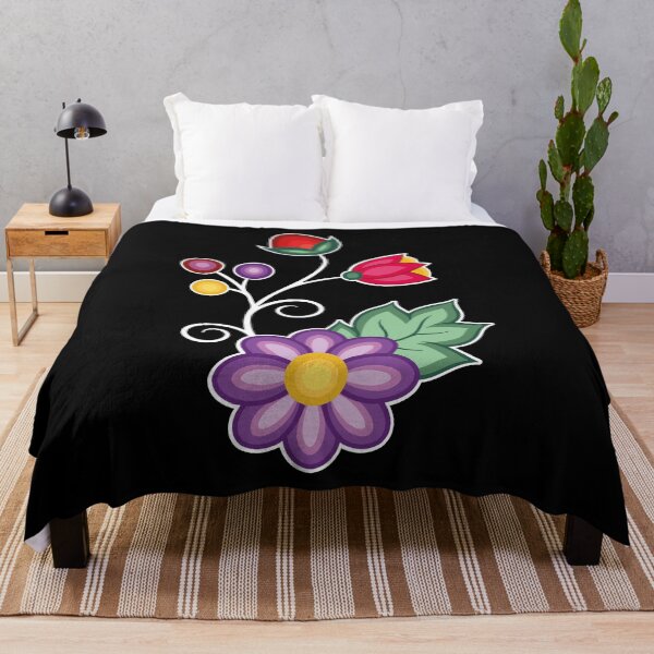 Item preview, Ojibwe Floral With Wildflowers Strawberries designed and sold by YalenArt.