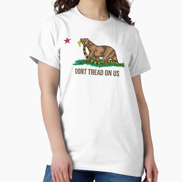 Item preview, Drapeau de Californie « Ne nous marchez pas dessus » (arrière-plan transparent) designed and sold by MinnesotaFlag.