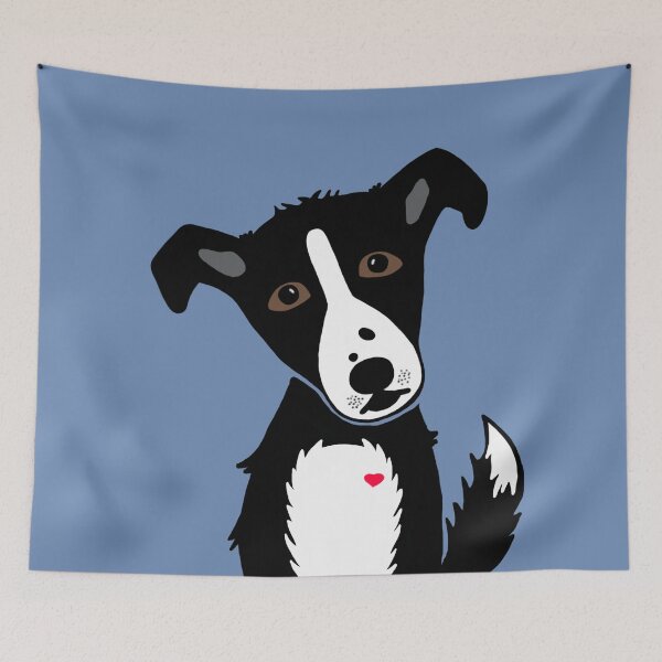 Item preview, Scruffy Border Collie Dog designed and sold by GraycieBlue.