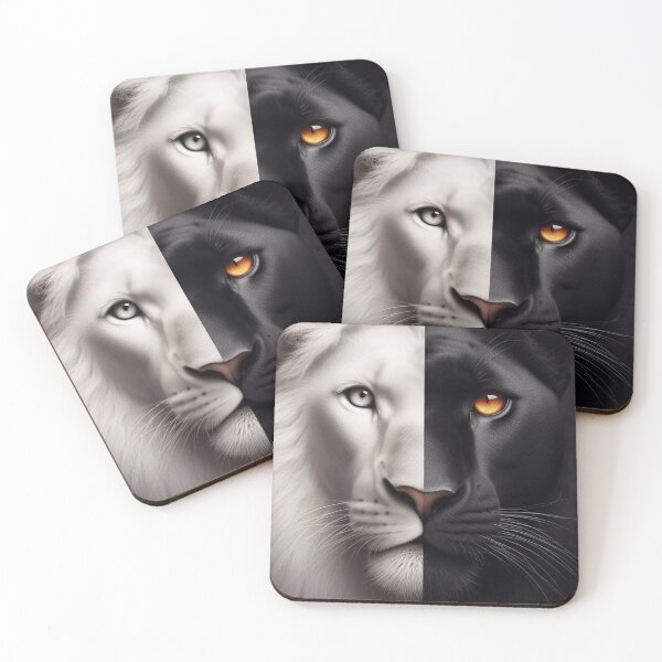 Item preview, Dual Kings: The Feline & The Lion designed and sold by Furbabies Art.