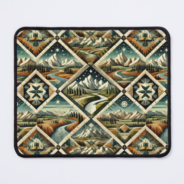 Item preview, Big Sky Country Quilt: Seamless Montana-Inspired Pattern designed and sold by Meta2Physical.