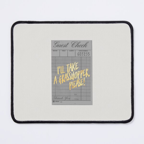 Item preview, Grasshopper Please Harry's Chocolate Shop Guest Check designed and sold by Stickers by @molllyclare.