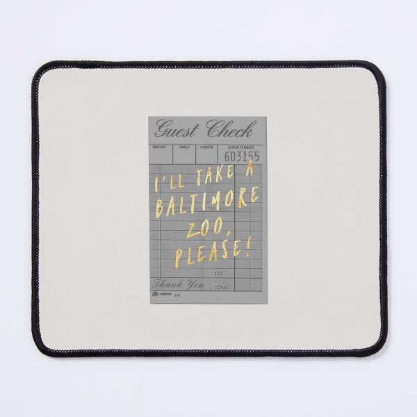 Item preview, I’ll Take a Baltimore Zoo Please! - Harry's Chocolate Shop Vintage Bar Tab designed and sold by Stickers by @molllyclare.