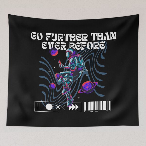 Item preview, Go Further Than Ever Before designed and sold by Hobsquable.