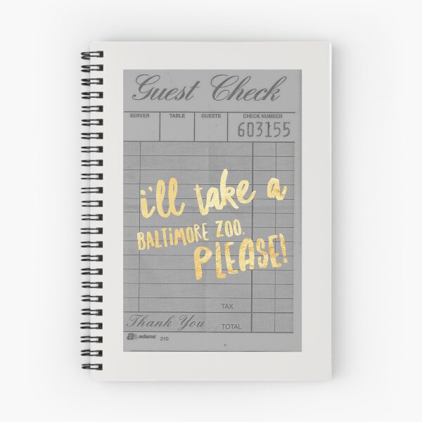 Item preview, I’ll Take a Baltimore Zoo Please! Vintage Bar Tab Sticker designed and sold by Stickers by @molllyclare.