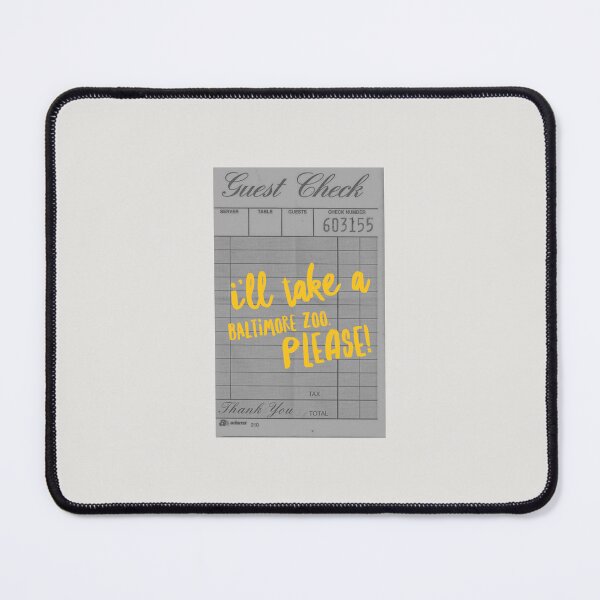Item preview, I’ll Take a Baltimore Zoo Please! Vintage Bar Tab Sticker designed and sold by Stickers by @molllyclare.