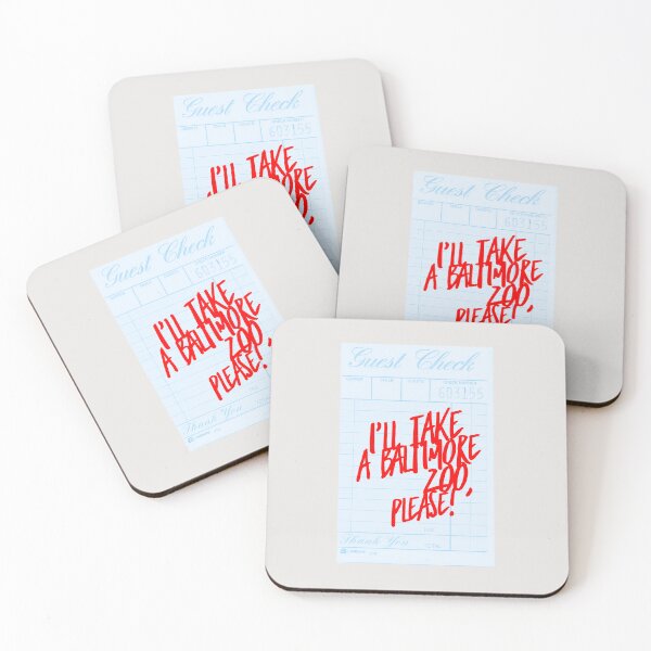 Item preview, I’ll Take a Baltimore Zoo Please! Vintage Bar Tab Sticker designed and sold by Stickers by @molllyclare.