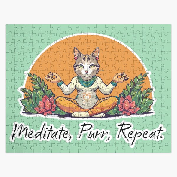 Artikel-Vorschau von YOGA: Meditieren, Schnurren, Wiederholen, designt und verkauft von SupeFox66.