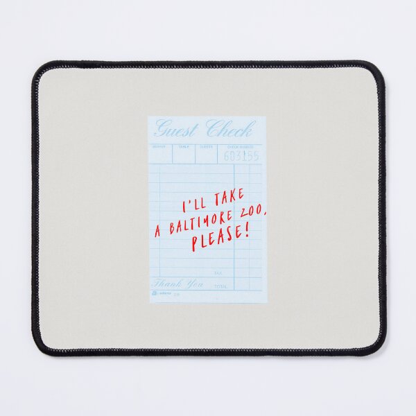 Item preview, I’ll Take a Baltimore Zoo Please! Vintage Bar Tab Sticker designed and sold by Stickers by @molllyclare.