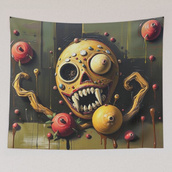 Item preview, He Knows, Abstract Art, Oil Painting, Teeth designed and sold by Burn-Ego.