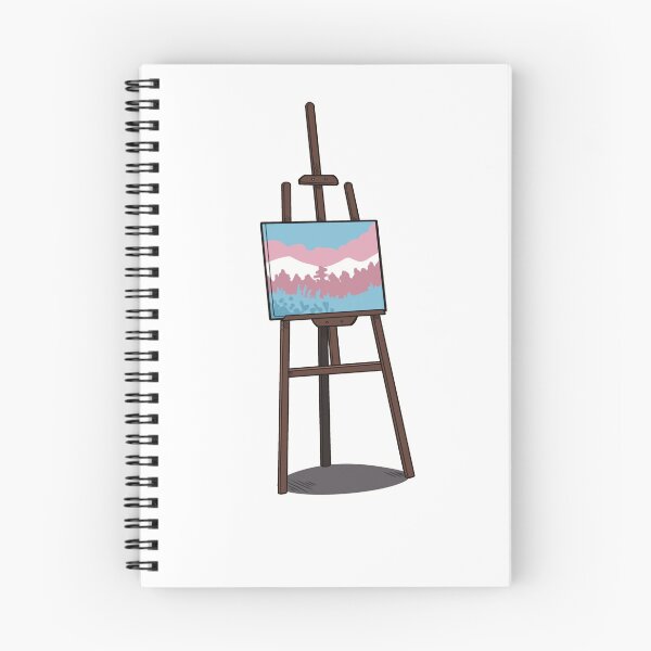 Item preview, Pride Easel- Trans Flag designed and sold by PINEochRAVEN.