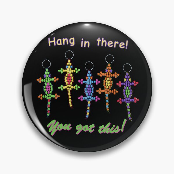 Item preview, Hang In There! (Bead Gecko) designed and sold by thmadethis.