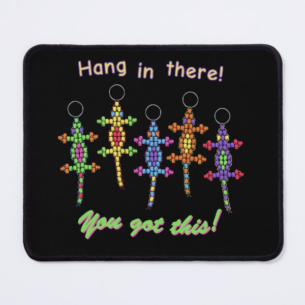 Item preview, Hang In There! (Bead Gecko) designed and sold by thmadethis.