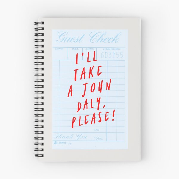 Item preview, I’ll Take a John Daly Please! - Harry's Chocolate Shop Vintage Bar Tab  designed and sold by Stickers by @molllyclare.