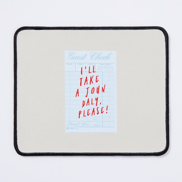 Item preview, I’ll Take a John Daly Please! - Harry's Chocolate Shop Vintage Bar Tab  designed and sold by Stickers by @molllyclare.