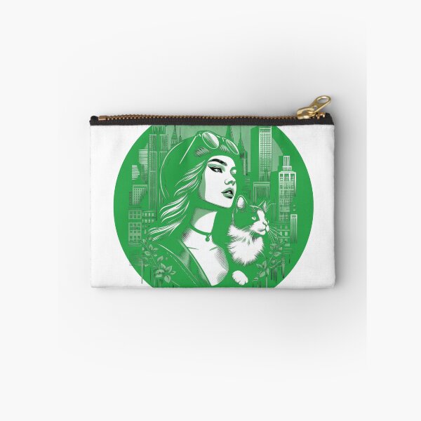 Item preview, High-Flying Luck: Pilot Girl & Her Furbaby designed and sold by Furbabies Art.
