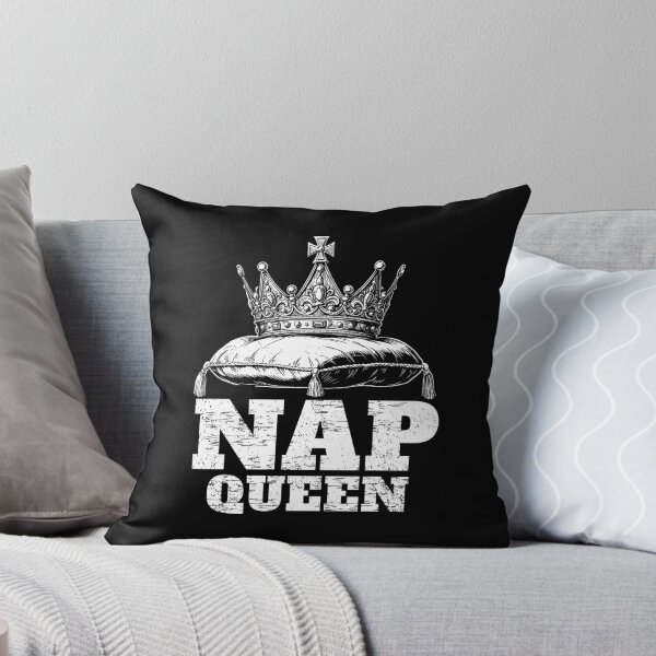 Item preview, Nap Queen - Crown on a Pillow designed and sold by AnAzArt.