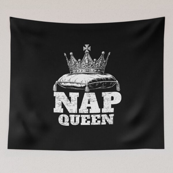 Item preview, Nap Queen - Crown on a Pillow designed and sold by AnAzArt.
