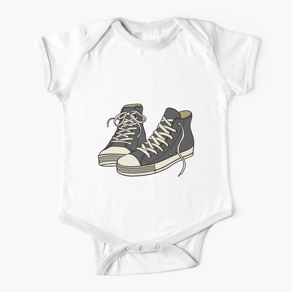 Grey Converse" Baby One-Piece for by | Redbubble
