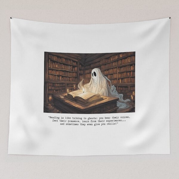 Item preview, Reading is like talking to ghosts designed and sold by Filologica.