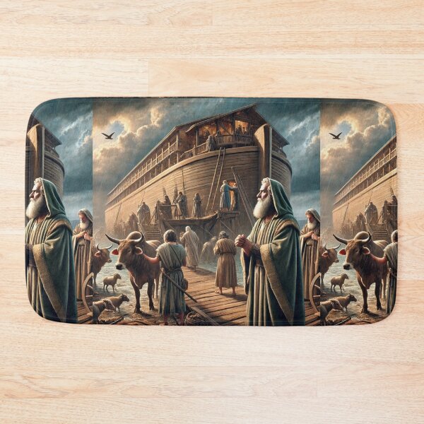Item preview, Noah Obeys the Lord’s Command  Verse: Genesis 7:5 (KJV) designed and sold by Meta2Physical.