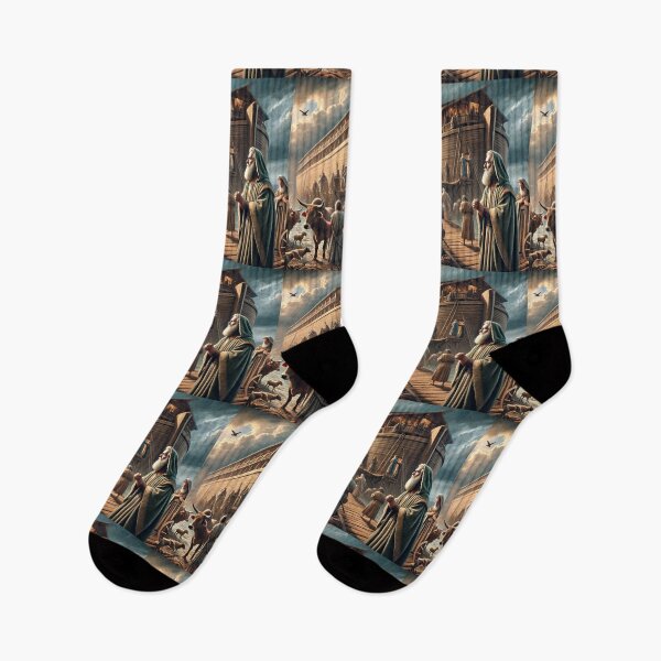 Item preview, Noah Obeys the Lord’s Command  Verse: Genesis 7:5 (KJV) designed and sold by Meta2Physical.