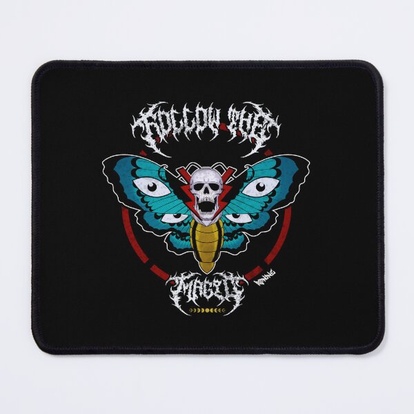 Item preview, Red Follow The Magic Skull Moth Logo designed and sold by KumosBrand.