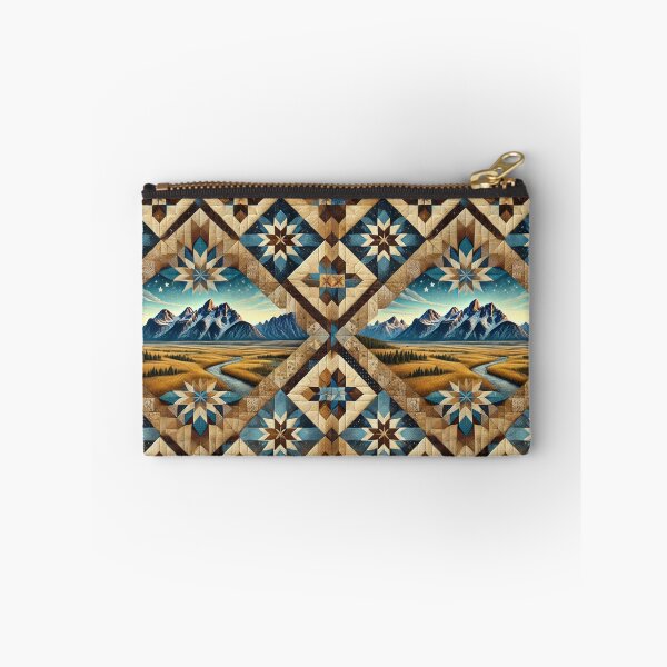 Item preview, Western Frontier Quilt: Seamless Wyoming-Inspired Pattern designed and sold by Meta2Physical.