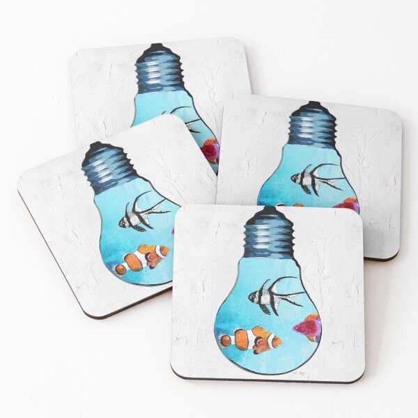 Item preview, Light Of The Sea 1 Tropical Fish Art designed and sold by Sharon Cummings Art.