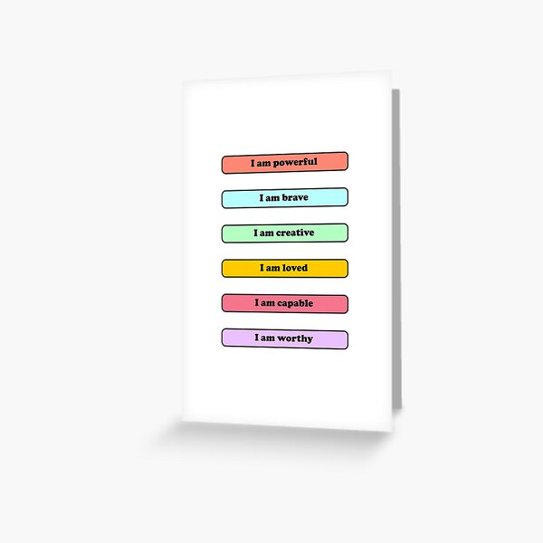 Artikel-Vorschau von Tägliches Affirmationspaket - Positives Affirmationsset, designt und verkauft von Inspirationmotivation.