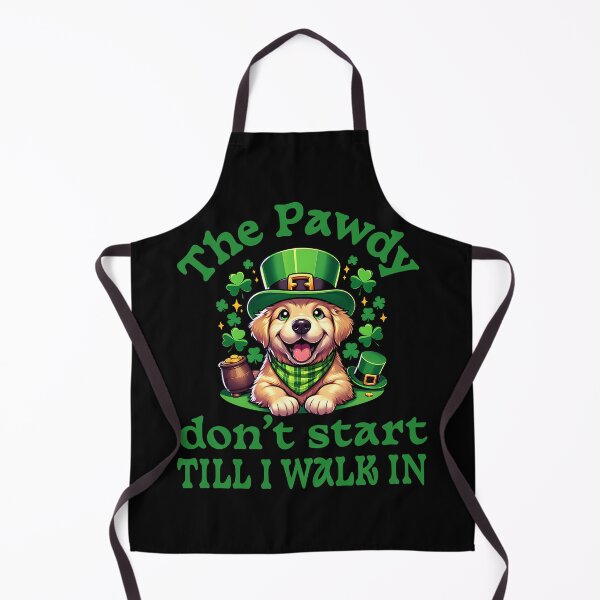 Item preview, The Pawdy Dont Start Til I Walk in Funny Saint Patricks Day designed and sold by PhantomRadar.