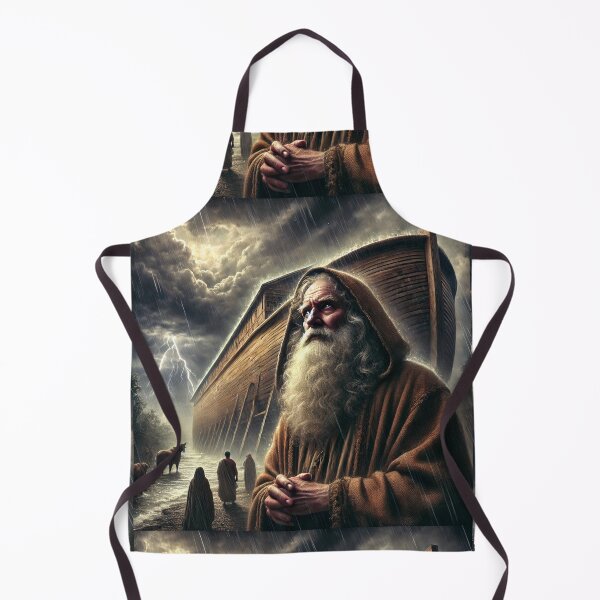 Item preview, Noah Prepares for the Flood Verse: Genesis 7:6 (KJV) designed and sold by Meta2Physical.